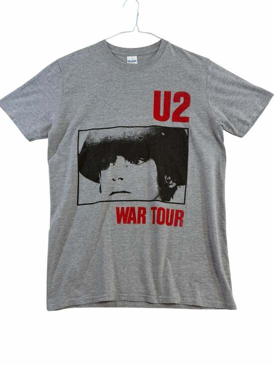 Gildan Other - U2 War Tour Grey Graphic T-Shirt Medium